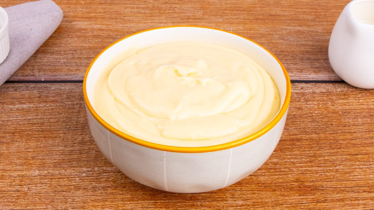 A receita para o molho cremoso de origem francesa